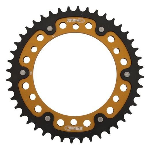 REŤAZOVÁ SADA EK - ZLATÝ CHAIN 530 MVXZ, X-RING (X, NX, QX, XS), CHK FRONT SPROCKET JT CHK RUBBER CUSHIONED, CHK REAR SPROCKET SUPERSPROX STEALTH PRE KAWASAKI ZZR 1100 1995-1999