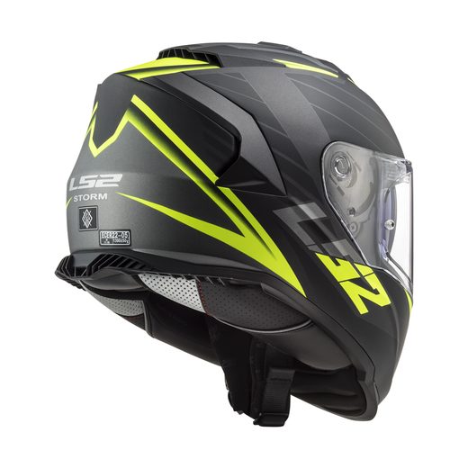 FF800 STORM NERVE MATT BLACK HV YELLOW
