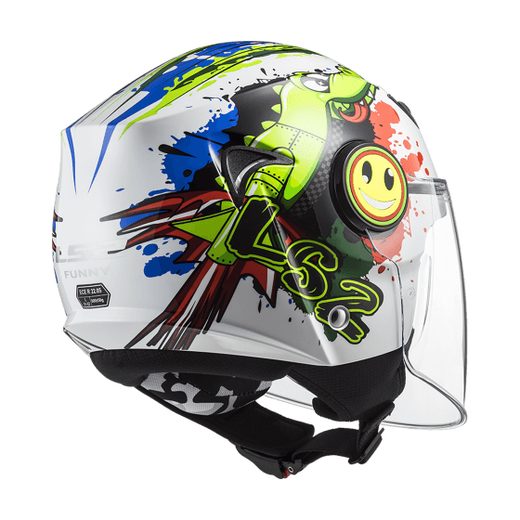 OF602 FUNNY JUNIOR CROCO WHITE