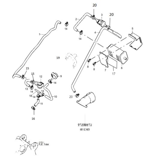 FUEL EVAPORATIVE SYSTEM