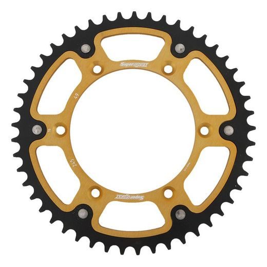 REŤAZOVÁ SADA EK - STRIEBORNÝ CHAIN 520 DEX, X-RING (X, NX, QX, XS), CHK FRONT SPROCKET SUPERSPROX, CHK REAR SPROCKET SUPERSPROX STEALTH PRE YAMAHA YZ 450 F 2007-2025