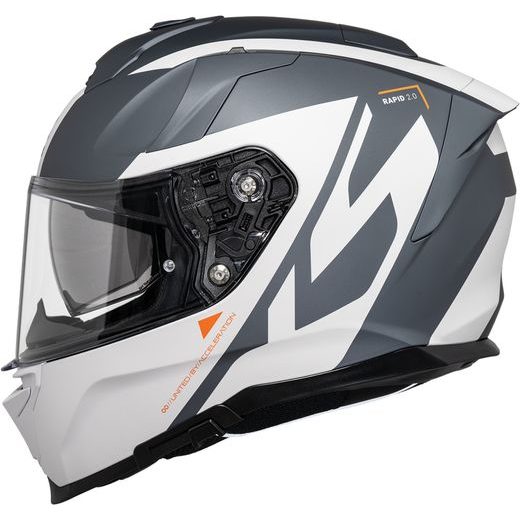 INTEGRÁLNA PRILBA IXS RAPID 2.0 GRAPHIC X1-330236 MATT WHITE-GREY L