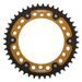 REŤAZOVÁ SADA EK - ZLATÝ CHAIN 530 MVXZ, X-RING (X, NX, QX, XS), CHK FRONT SPROCKET JT CHK RUBBER CUSHIONED, CHK REAR SPROCKET SUPERSPROX STEALTH PRE KAWASAKI ZZR 1100 1995-1999