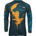 JUNIOR PULSE COUNTING SHEEP TEAL/TANGERINE JERSEY