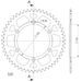 REŤAZOVÁ SADA D.I.D CHAIN - ZLATÝ CHAIN 520 VX, X-RING (X, NX, QX, XS), CHK FRONT SPROCKET SUPERSPROX, CHK REAR SPROCKET SUPERSPROX PRE HUSQVARNA TE 449 2011-2012