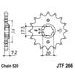 REŤAZOVÁ SADA D.I.D CHAIN - ZLATÝ CHAIN 520 DZ, NON-SEALED, CHK FRONT SPROCKET JT, CHK REAR SPROCKET JT PRE HONDA CR 125 R 1983-1984