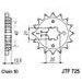 REŤAZOVÁ SADA EK - STRIEBORNÝ CHAIN 530 DEX, X-RING (X, NX, QX, XS), CHK FRONT SPROCKET JT, CHK REAR SPROCKET JT PRE DUCATI INDIANA 650 1987-1988