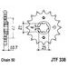 REŤAZOVÁ SADA EK - STRIEBORNÝ CHAIN 530 SRO, O-KRÚŽOK, CHK FRONT SPROCKET JT, CHK REAR SPROCKET JT PRE HONDA CBX 550 1982-1986