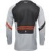 JUNIOR PULSE CUBE LIGHT GRAY/RED ORANGE JERSEY