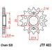 REŤAZOVÁ SADA EK - STRIEBORNÝ CHAIN 520 SRO, O-KRÚŽOK, CHK FRONT SPROCKET JT, CHK REAR SPROCKET JT PRE HUSQVARNA TE 449 2011-2012