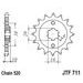 REŤAZOVÁ SADA D.I.D CHAIN - ZLATÝ CHAIN 520 VX, X-RING (X, NX, QX, XS), CHK FRONT SPROCKET JT, CHK REAR SPROCKET SUPERSPROX PRE CAGIVA N1 125 PLANET 1997-2000
