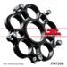 REŤAZOVÁ SADA EK - STRIEBORNÝ CHAIN 525 SRX, X-RING (X, NX, QX, XS), CHK FRONT SPROCKET JT, CHK REAR SPROCKET JT PRE DUCATI 998 S 2002