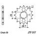 REŤAZOVÁ SADA EK - STRIEBORNÝ CHAIN 530 DEX, X-RING (X, NX, QX, XS), CHK FRONT SPROCKET JT CHK RUBBER CUSHIONED, CHK REAR SPROCKET JT PRE KAWASAKI GPZ 900 R 1990-1996