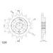 REŤAZOVÁ SADA D.I.D CHAIN - STRIEBORNÝ CHAIN 520 ZVM-X, X-RING (X, NX, QX, XS), CHK FRONT SPROCKET SUPERSPROX, CHK REAR SPROCKET SUPERSPROX STEALTH PRE KAWASAKI ZX-6RR NINJA 600 2003-2004