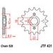 REŤAZOVÁ SADA D.I.D CHAIN - ZLATÝ CHAIN 520 ERVT, X-RING (X, NX, QX, XS), CHK FRONT SPROCKET JT, CHK REAR SPROCKET JT PRE SUZUKI RM 250 1979-1980