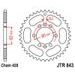 REŤAZOVÁ SADA EK - STRIEBORNÝ REŤAZ 428 SRO, O-KRÚŽOK, KOLIESKO JT, ROZETA JT PRE YAMAHA DT 125 LC 1985-1988