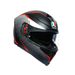 K5 S E2205 MULTI - THUNDER MATT BLACK/WHITE/RED