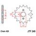 REŤAZOVÁ SADA EK - STRIEBORNÝ CHAIN 420 DEH, NON-SEALED, CHK FRONT SPROCKET JT, CHK REAR SPROCKET JT PRE KAWASAKI KLX 110 (R) 2010-2025