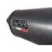 BOLT-ON SILENCER GPR FURORE K.22.FUPO MATTE BLACK INCLUDING REMOVABLE DB KILLER