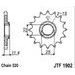 REŤAZOVÁ SADA EK - ČIERNA CHAIN 520 MVXZ, X-RING (X, NX, QX, XS), CHK FRONT SPROCKET JT, CHK REAR SPROCKET JT PRE KTM LC4 620 SUPER COMPETITION 1997-1999