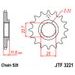 REŤAZOVÁ SADA EK - STRIEBORNÝ CHAIN 520 DEX, X-RING (X, NX, QX, XS), CHK FRONT SPROCKET JT, CHK REAR SPROCKET JT PRE ATV POLARIS TRAIL BOSS 325 2000