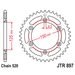 REŤAZOVÁ SADA EK - STRIEBORNÝ CHAIN 520 SRO, O-KRÚŽOK, CHK FRONT SPROCKET JT CHK RUBBER CUSHIONED, CHK REAR SPROCKET JT PRE KTM LC4 600 ENDURO 1991-1993