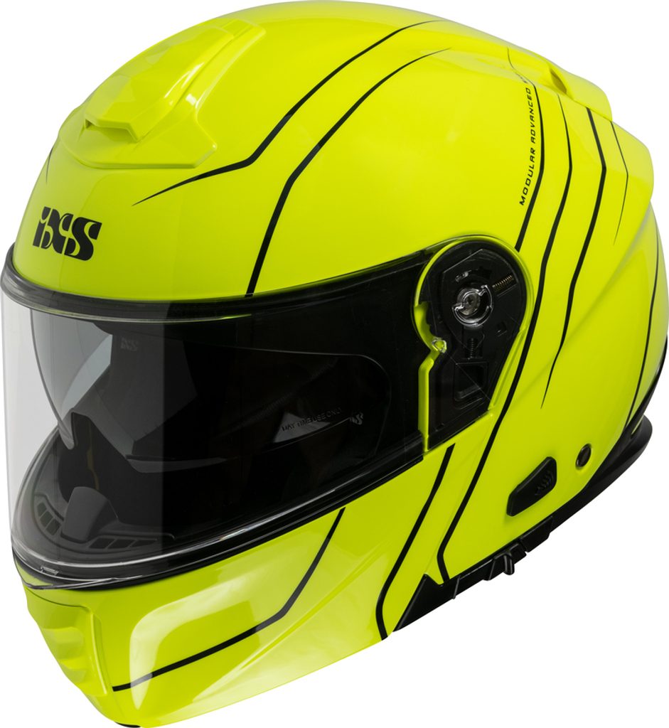 Flip-up helmet iXS iXS 460 FG 2.0 X15901 neon yellow - black M - iXS - iXS  460 FG 2.0 - iXS 460, Výklopné přilby, Přilby, Oblečení a přilby -  Motodily-praha.cz