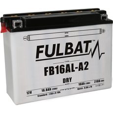 Konvenční motocyklová baterie FULBAT FB16AL-A2 (YB16AL-A2) Včetně balení kyseliny