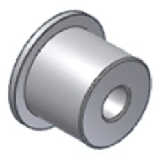 HLINÍKOVÁ POUZDRA MIVV 50.73.353.1 Ø30/23,6 HOLE Ø8,5 H20.5