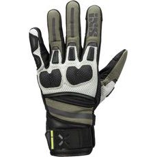 RUKAVICE IXS MONTEVIDEO-AIR 2.0 X40470 BLACK-GREEN-LIGHT GREY XL