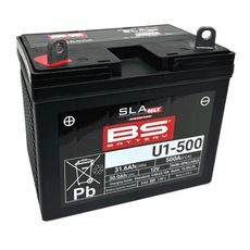 TOVÁRNĚ AKTIVOVANÁ MOTOCYKLOVÁ BATERIE BS-BATTERY U1-500 SLA MAX