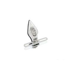 BRZDOVÉ SVĚTLO CUSTOMACCES FLAMA PL0001J INOX S LED A S DRŽÁKEM REGISTRAČNÍ ZNAČKY