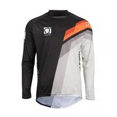 Motokrosový dres YOKO VIILEE černý / bílý / oranžový XXL