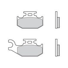 BRZDOVÉ DESTIČKY BREMBO 07GR50SX