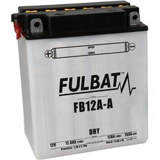 Konvenční motocyklová baterie FULBAT FB12A-A (YB12A-A) Včetně balení kyseliny