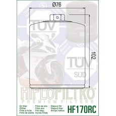 OLEJOVÝ FILTR HIFLOFILTRO HF170CRC RACING CHROM