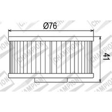 OLEJOVÝ FILTR CHAMPION COF044 100609645