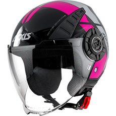 Otevřená helma AXXIS METRO ABS cool b8 lesklá růžová M