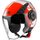 Otevřená helma AXXIS METRO ABS cool c5 matná fluor červená S