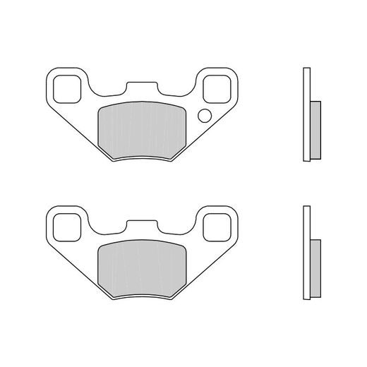 BRZDOVÉ DESTIČKY BREMBO 07PO12SD