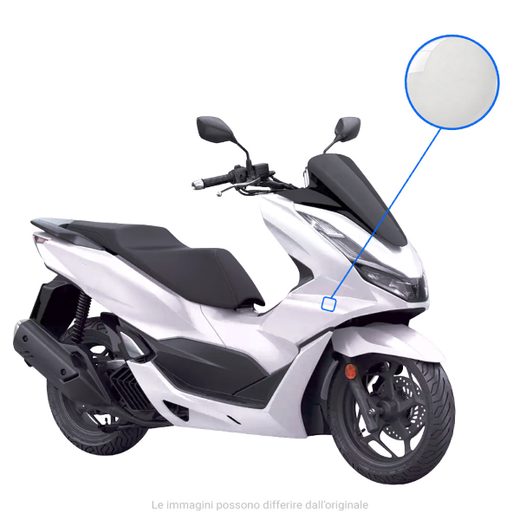 KOMPLETNÍ SADA KAPOTÁŽE RMS 142682031 PERLEŤOVĚ BÍLÁ PRO HONDA PCX 125 (WW 125) 2021-2024