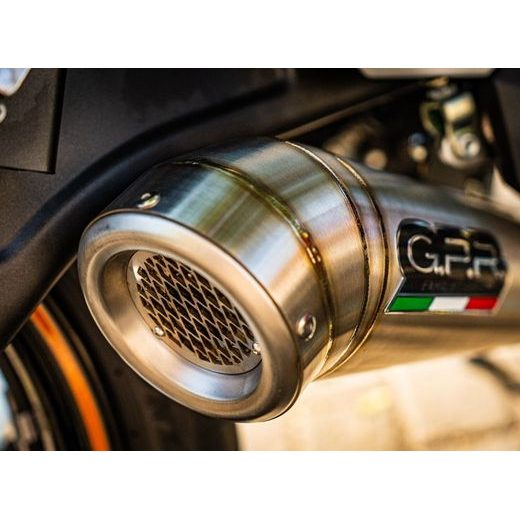 VÝFUK KOMPLETNÍ GPR POWERCONE EVO CO.K.161.RACE.PCEV BROUŠENÁ NEREZOVÁ OCEL PRO KAWASAKI Z 650 RS 2021-2023