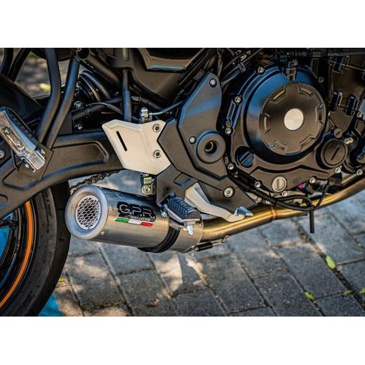 VÝFUK KOMPLETNÍ GPR M3 CO.K.161.2.RACE.M3.INOX BROUŠENÁ NEREZOVÁ OCEL PRO KAWASAKI Z 650 RS 2021-2023