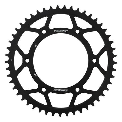 ŘETĚZOVÁ SADA EK - STŘÍBRNÝ ŘETĚZ 520 SRO, O-KROUŽEK, KOLEČKO SUPERSPROX, ROZETA SUPERSPROX PRO HONDA CRF 250 R 2011-2017