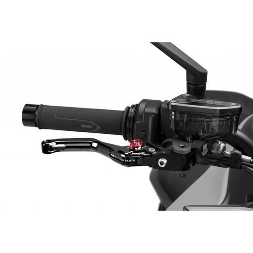 PÁČKA BRZDY BEZ ADAPTÉRU PUIG 4.0 4130NR KRÁTKÉ ČERNÁ/ČERVENÁ