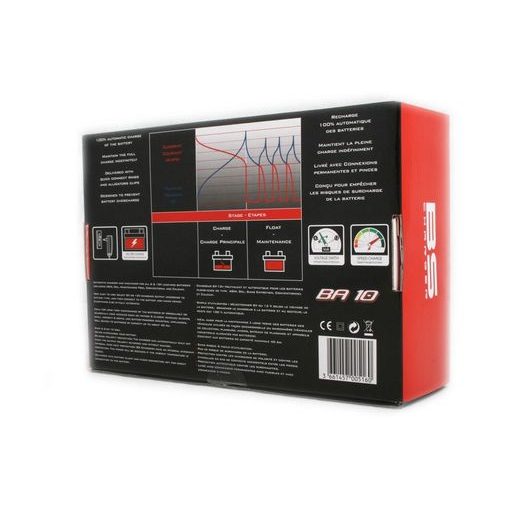 NABÍJEČKA BATERIÍ BS-BATTERY AUTOMATIC BS10 (VHODNÉ TAKÉ PRO LITHIOVÉ BATERIE) 6/12V 1000MA