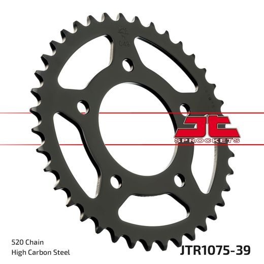 ŘETĚZOVÁ SADA EK - STŘÍBRNÝ ŘETĚZ 520 DEX, X-KROUŽEK, KOLEČKO JT, ROZETA JT PRO KYMCO VENOX 250 2004-2009