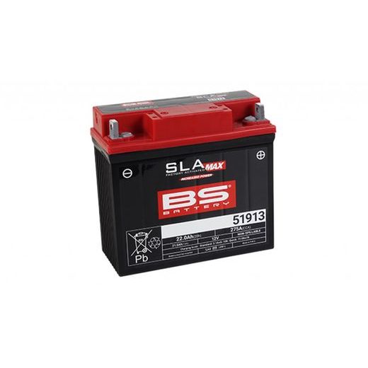 TOVÁRNĚ AKTIVOVANÁ MOTOCYKLOVÁ BATERIE BS-BATTERY 51913 (FA) SLA MAX