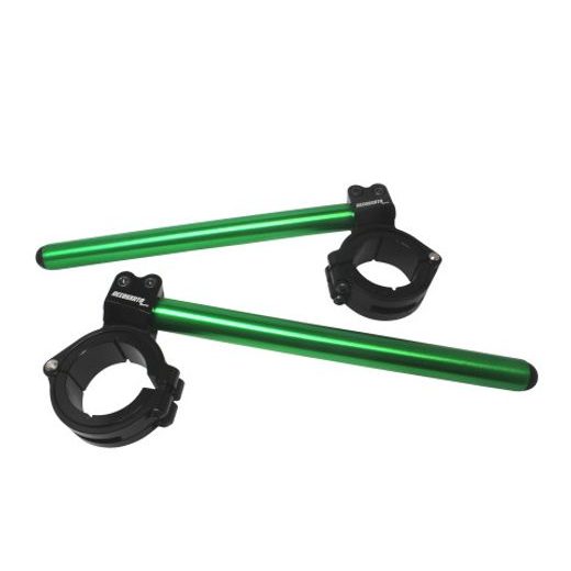 ADJUSTABLE CLIP-ONS ACCOSSATO INCLINATION FROM 6Â° TO 10Â° WITH INNER RING, GREEN