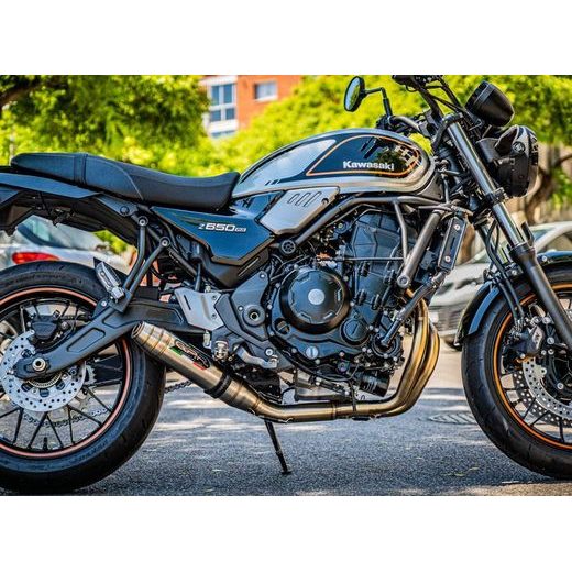 VÝFUK KOMPLETNÍ GPR DEEPTONE CO.K.161.2.RACE.DE BROUŠENÁ NEREZOVÁ OCEL PRO KAWASAKI Z 650 RS 2021-2023